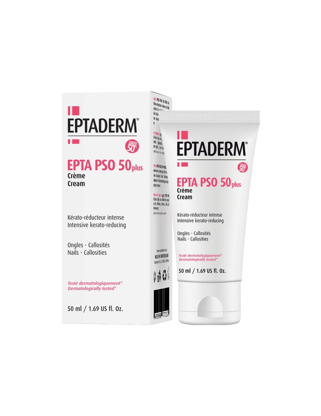 EPTADERM Epta Pso 50+ Cream - 40ml | ايبتاديرم كريم لعلاج تقرنات الجلد