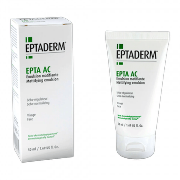 Eptaderm Epta AC Emulsion Matifiante - 50ml | ايبتاديرم كريم للبشرة الدهنية - 50 مل