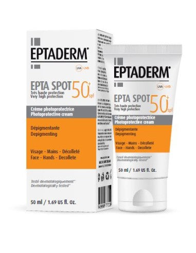 Eptaderm Epta Spot SPF50+ Cream - 50ml | إيبتاديرم كريم سبوت بعامل حماية 50% - 50 مل