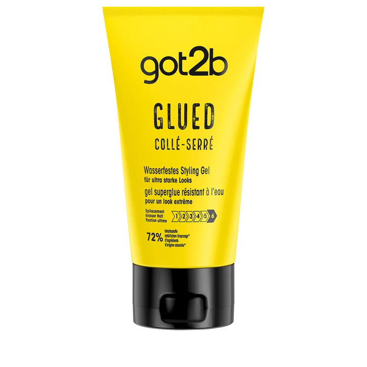 got2b Glued Spiking Hair Gel Water Resistant - 150ml | جوت تو بي جل تصفيف الشعر المقاوم للماء - 150 مل