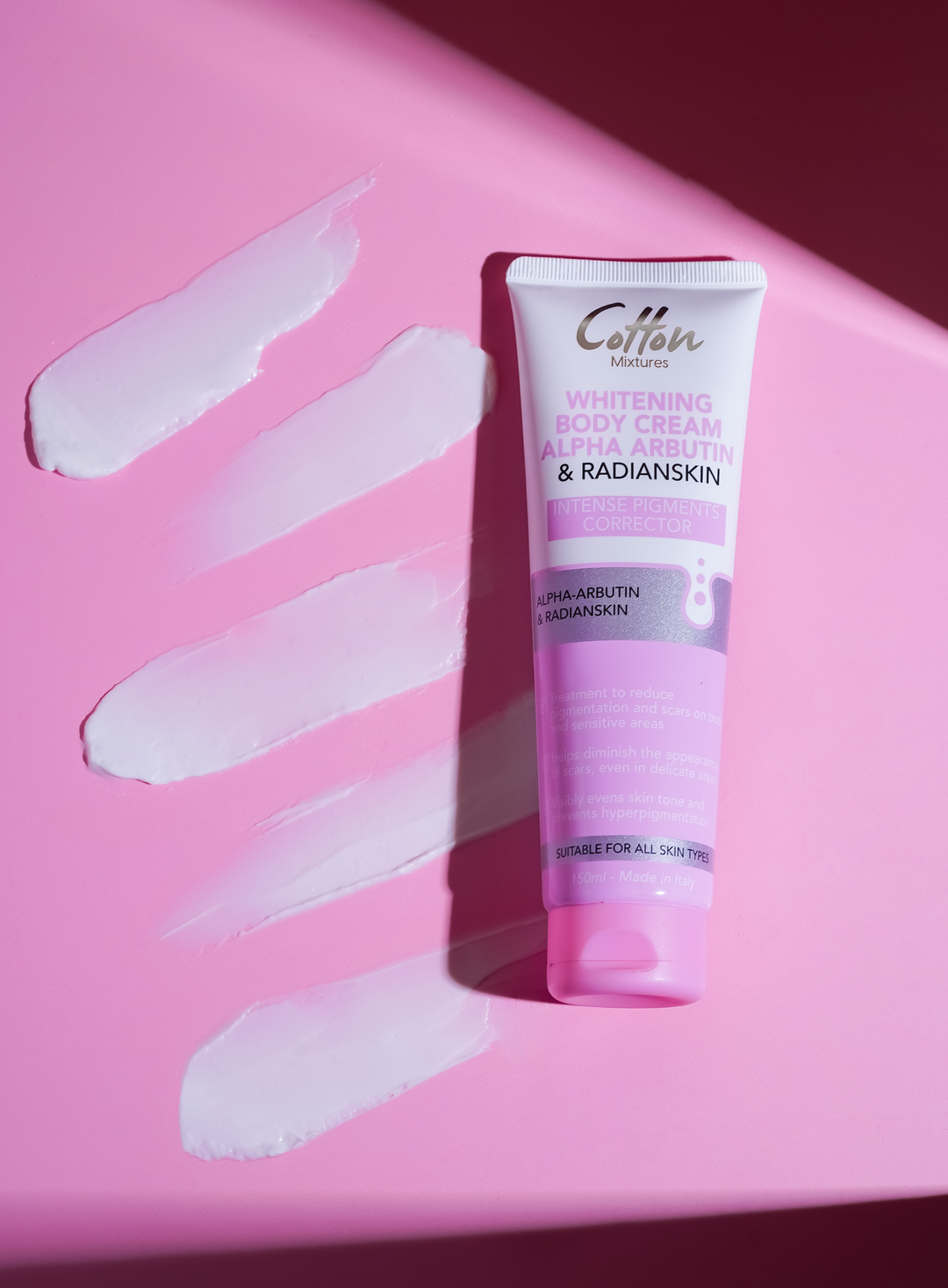 Cotton Intense pigments corrector Scars on body  - 150ml | كوتون كريم مفتح للجسم - 150 مل