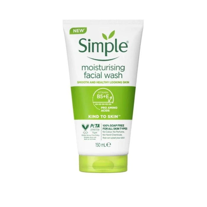 Simple Kind to Skin Moisturising Face Wash - 150ml | سمبل غسول مرطب للوجه - 150 مل