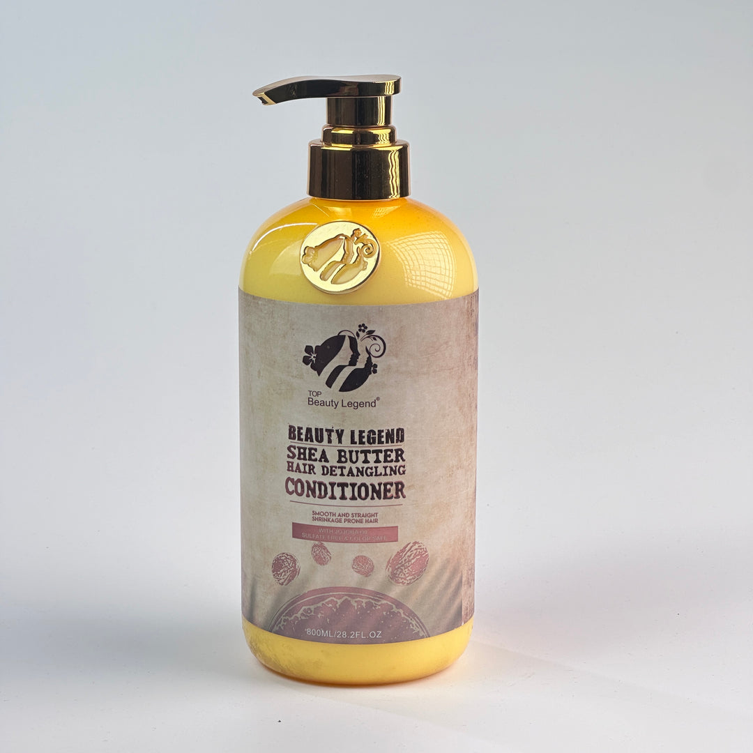 Top Beauty Legend Shea Butter Hair Detangling Conditioner - 800ml | اسطورة الجمال بلسم لفك تشابك الشعر بزبدة الشيا - 800 مل