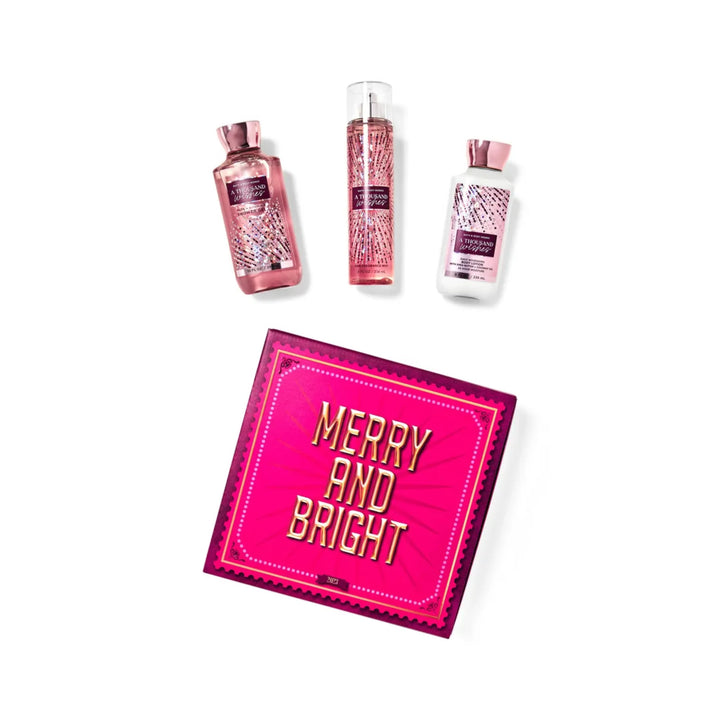 Bath & Body Works A Thousand Wishes - 3pcs Full Size | باث اند بودي وركس سيت مكون من 3 قطع بالحجم الكبير