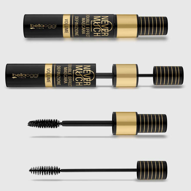 bellaoggi Nevermuch Double effect Mascara - l2ml | بيلا اوجي ماسكارا بتأثير مضاعف - 12 مل