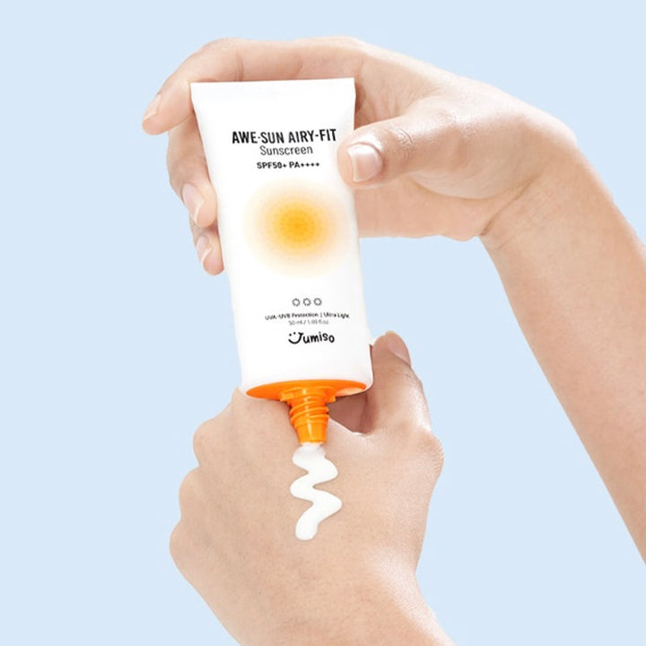 JUMISO Awesun airy fit sunscreen SPF 50+ PA++++ - 50ml | جوميسو كريم واقي شمسي هوائي خفيف spf50+ - 50 مل