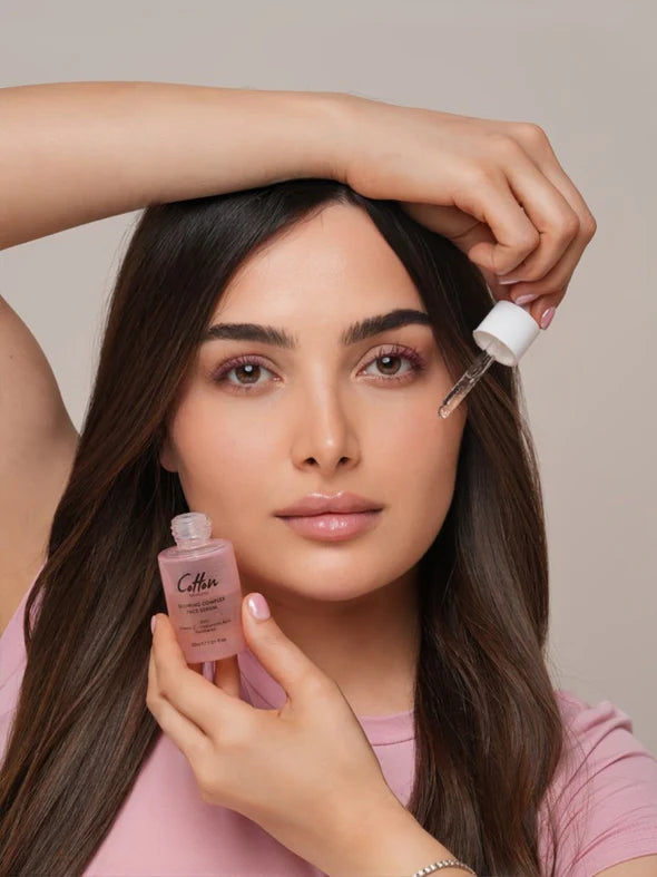 Cotton Glowing Complex Face Serum Vitamin C Hyaluronic Acid & Panthenol - 30ml | كوتون سيروم الاضاءة - 30 مل