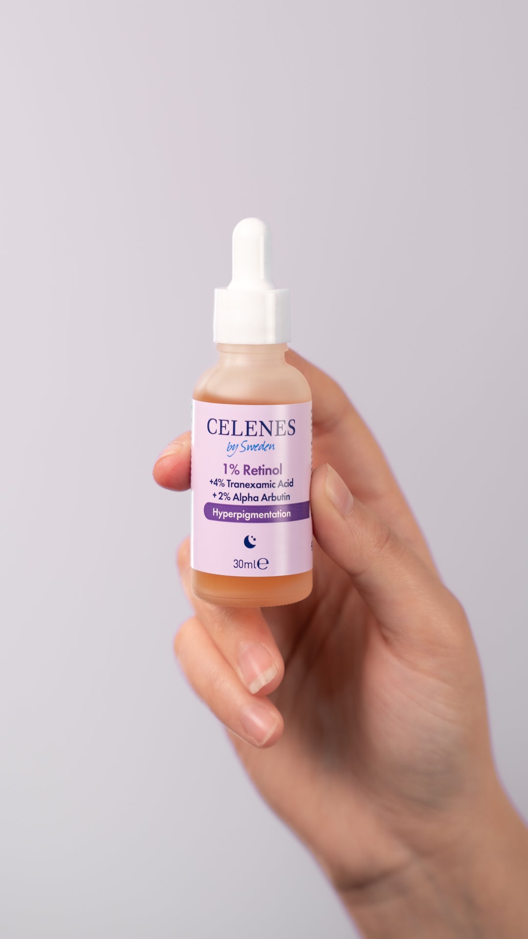 Celenes by Sweden + 4% Tranexamic Acid + 2% Alpha Arbutin Hyperpigmentation - 30ml | سيلينس سيروم مضاد للتصبغات - 30 مل
