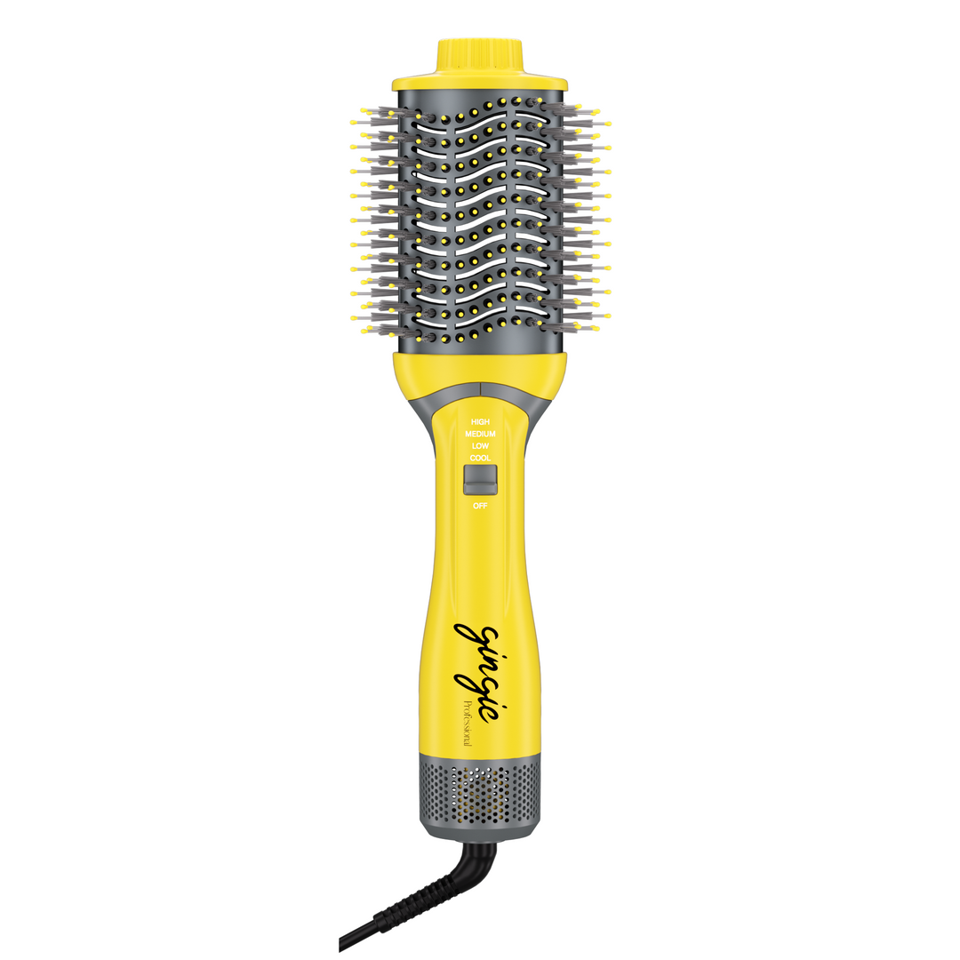 Gingie the Quickie Mine Big hair brush - 1200w | جنجي  فرشاة تصفيف الشعر الحجم الكبير - 1200 واط