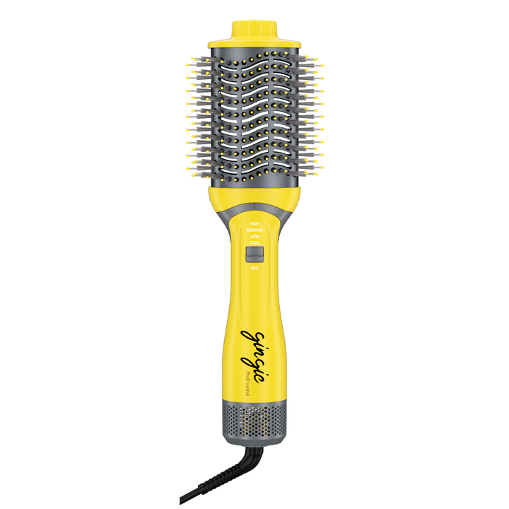 Gingie the Quickie Mine Big hair brush - 1200w | جنجي  فرشاة تصفيف الشعر الحجم الكبير - 1200 واط