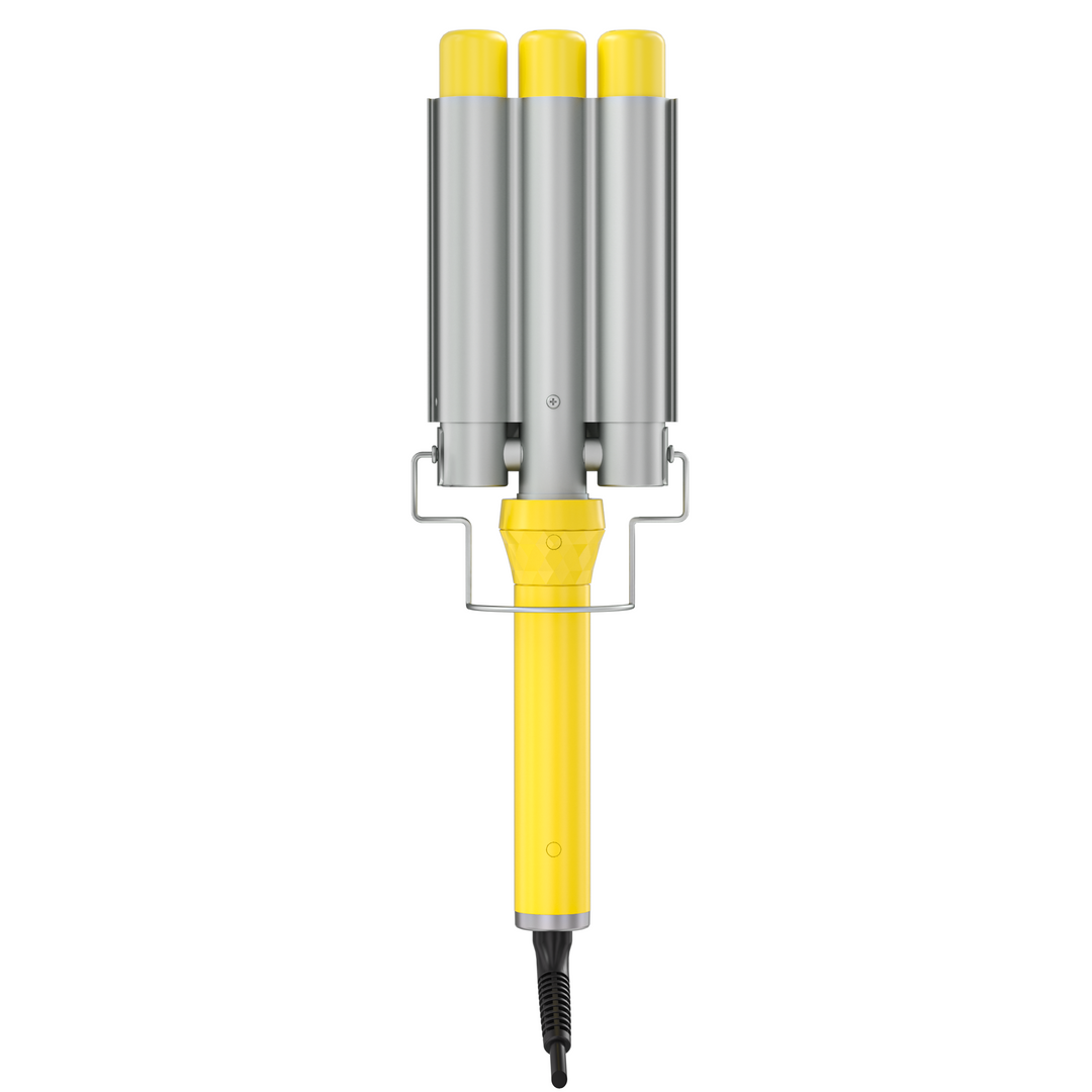 gingie The Mogee Three Barrels Hair Waver - 1inch | جنجي  أداة تمويج الشعر ثلاثية الأنابيب - 1 انش