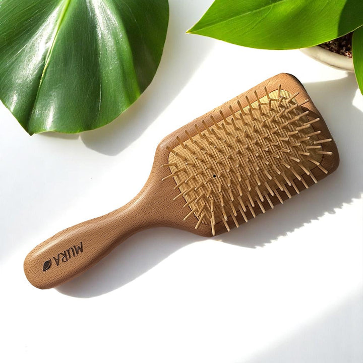Mura Wooden Hair Brush | مورا فرشاة الشعر الخشبية