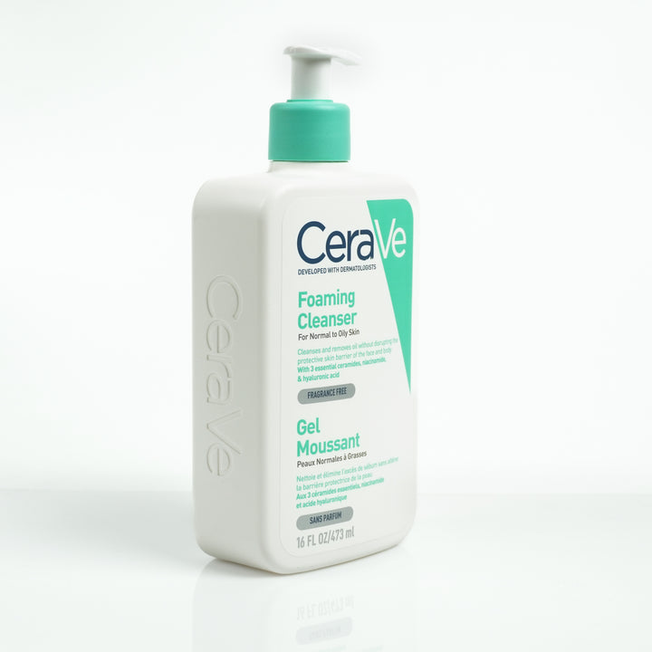 Cerave Foaming Cleanser for Normal to Oily Skin with Hyaluronic Acid - 236ml | سيرافي غسول رغوي للبشرة العادية والدهنية - 236 مل