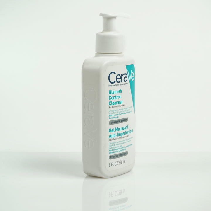 CeraVe Blemish Control Cleanser Face Wash For Acne & Blemish Prone Skin with 2% Salicylic Acid, Niacinamide and Ceramides -236ml | سيرافي غسول لحب الشباب - 236 مل