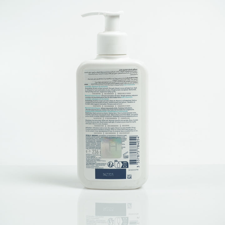 CeraVe Blemish Control Cleanser Face Wash For Acne & Blemish Prone Skin with 2% Salicylic Acid, Niacinamide and Ceramides -236ml | سيرافي غسول لحب الشباب - 236 مل