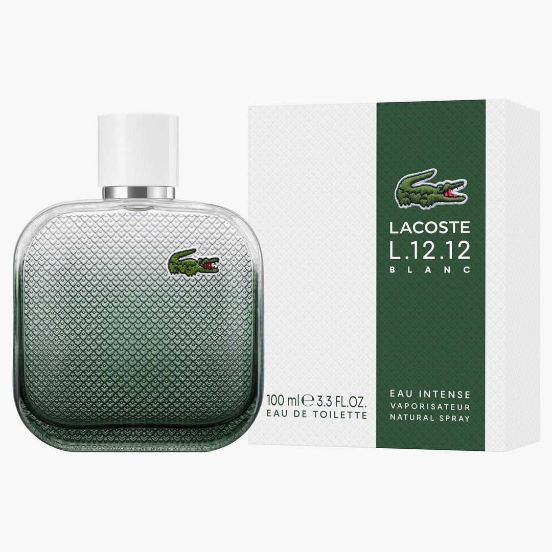 Lacoste L.12.12 Blanc Eau Intense EDT 100ml |  عطر لاكوست إل 12.12 بلانك أو انتنس للرجال 100 مل
