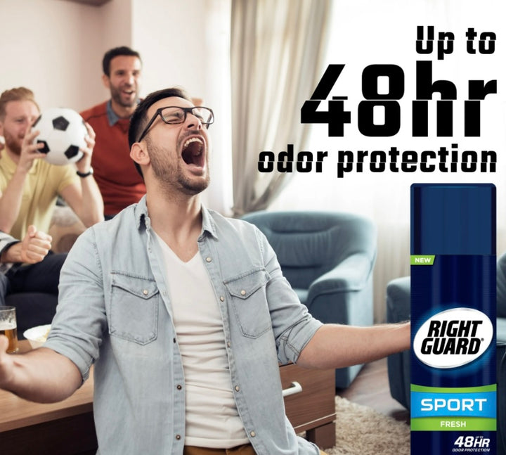 Right Guard For Men Who Sweat Fresh - 170g | رايت غارد مزيل تعرق للرجال - 170 غرام