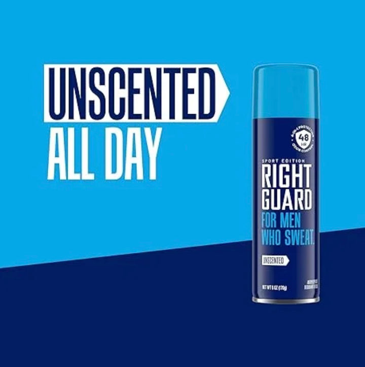 Right Guard Sport Unscented - 170g | رايت غارد مزيل تعرق - 170 غرام