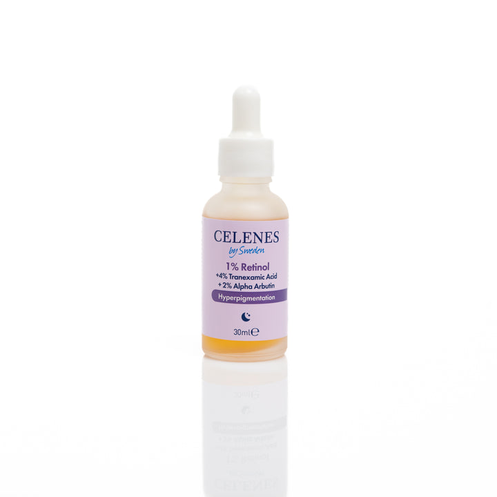 Celenes by Sweden + 4% Tranexamic Acid + 2% Alpha Arbutin Hyperpigmentation - 30ml | سيلينس سيروم مضاد للتصبغات - 30 مل