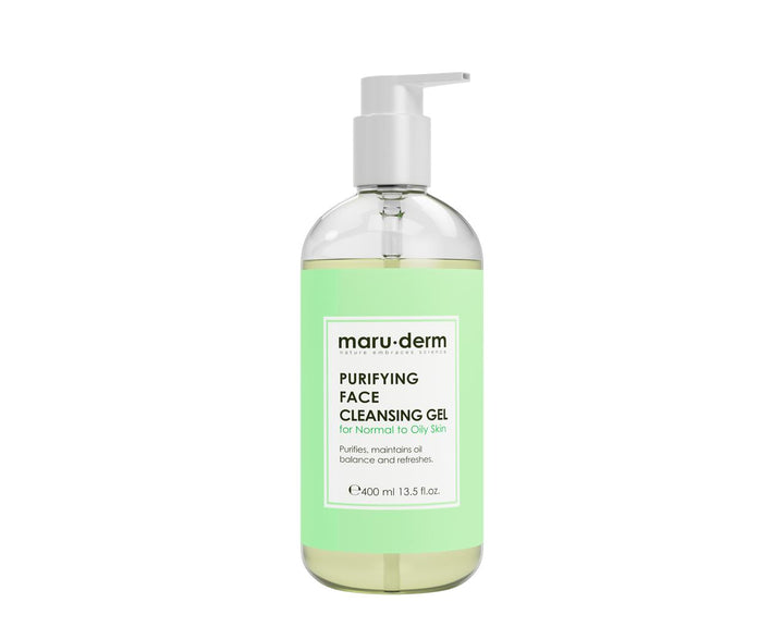 maru.derm purifying face cleansing gel normal to oily skin - 400ml | مارو ديرم غسول جل منقي للبشرة العادية للدهنية - 400 مل