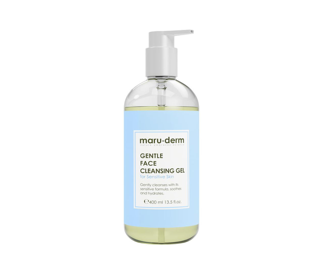 maru.derm Gentle face cleansing gel for sensitive skin - 400ml | مارو.ديرم غسول جل لطيف للبشرة الحساسة - 400 مل