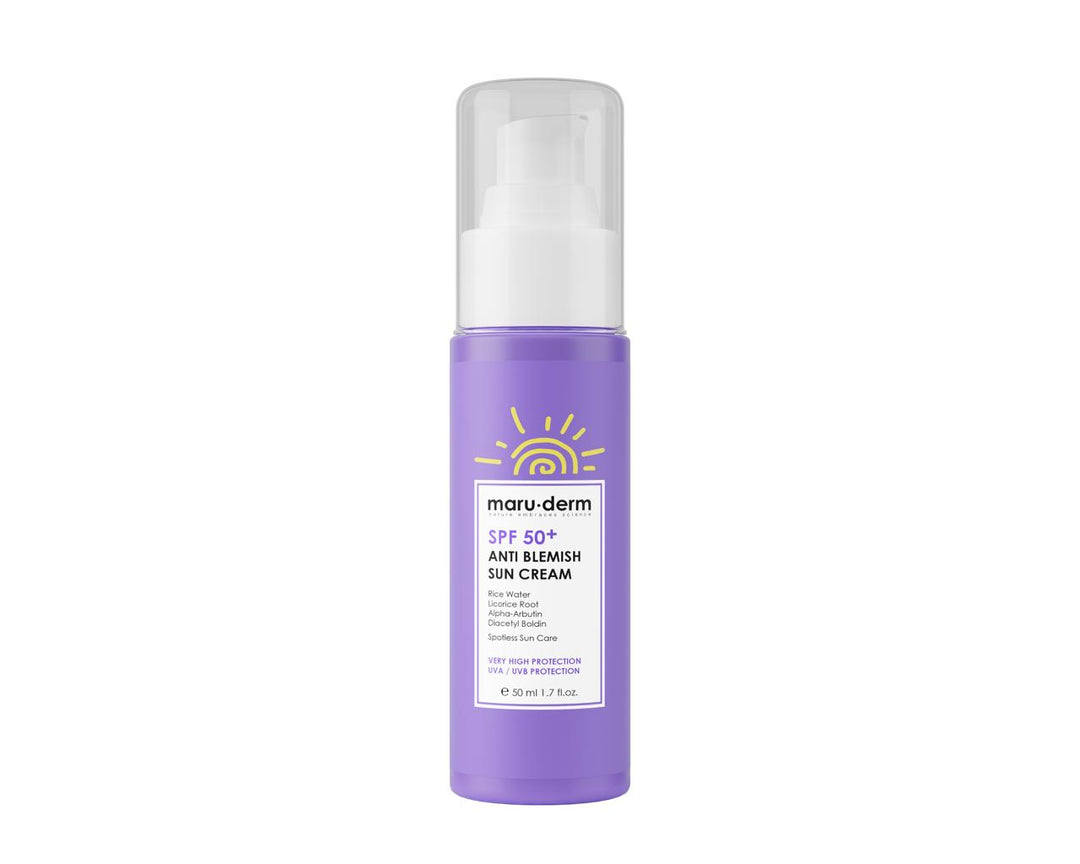 maru.derm anti blemish sun cream spf 50 - 50ml | مارو.ديرم واقي شمسي مضاد للتصبغات spf50 - 50 مل