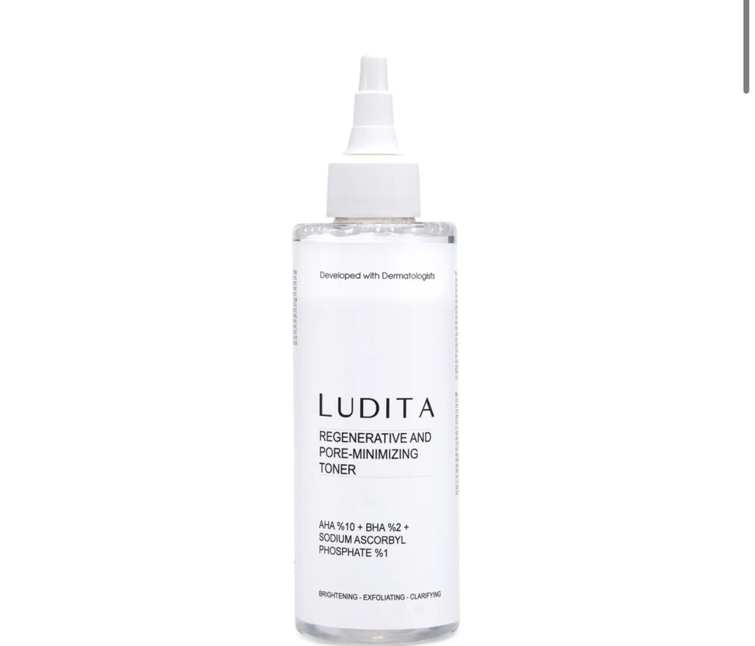 LUDITA Regenerative & Pore-Minimizing Toner - 200ml | لوديتا تونر التقشير و الترميم - ٢٠٠ مل