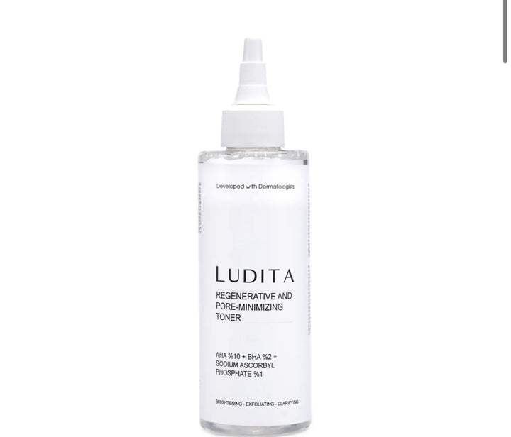 LUDITA Regenerative & Pore-Minimizing Toner - 200ml | لوديتا تونر التقشير و الترميم - ٢٠٠ مل