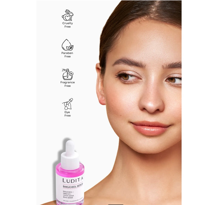 LUDITA Bakuchiol Serum - 30ml | لوديتا سيروم الباكشيول - ٣٠ مل