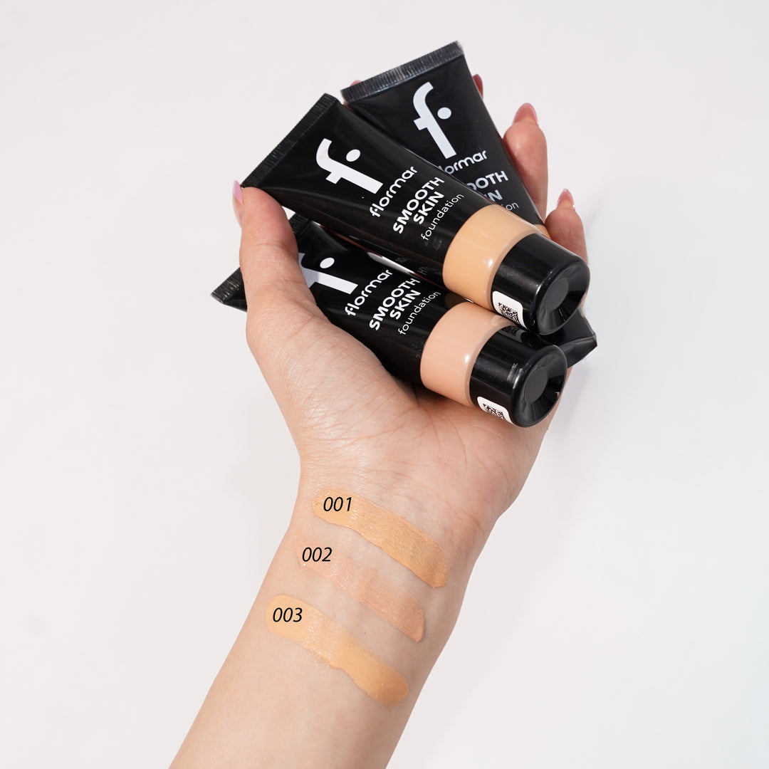 Flormar Smooth Skin Foundation - 25ml | |  كريم اساس فلورمار لبشرة ناعمة - 25 مل