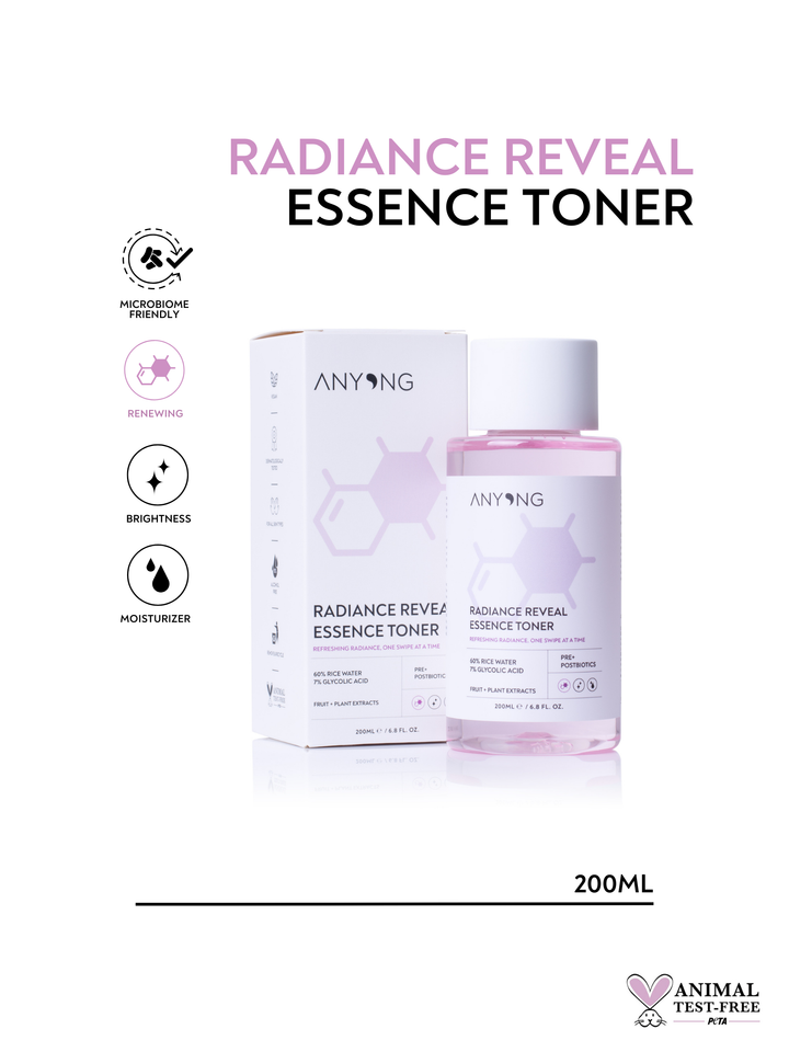 ANYONG Radiance Reveal Essence Toner - 200ml | تونر أنيونغ لإشراقة البشرة وتعزيز النضارة – 200 مل