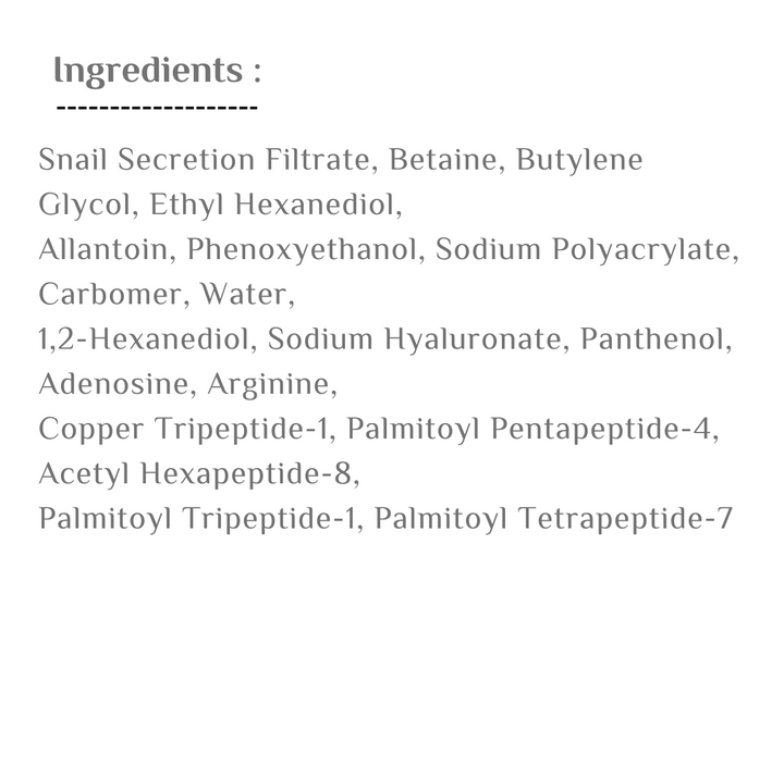 JUMISO Snail Mucin 95 + Peptide Essence - 140ml | جوميسو ايسنس الحلزون و الببتيدات - 140 مل