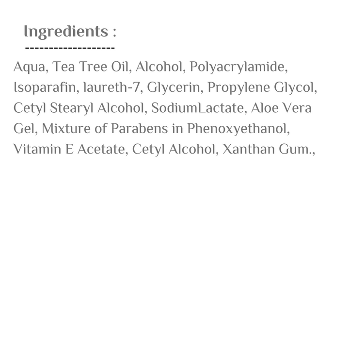 Ardene Tea tree Oil Cream Vitamin E - 50ml | اردن كريم بالفيتامين اي و زيت شجرة الشاي - 50 مل