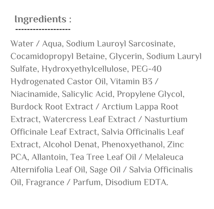 Revuele Cleansing Gel with Salicylic Acid and Zinc - 200ml | ريفويل غسول جل بالسالس=يسيليك اسيد و الزنك - 200 مل
