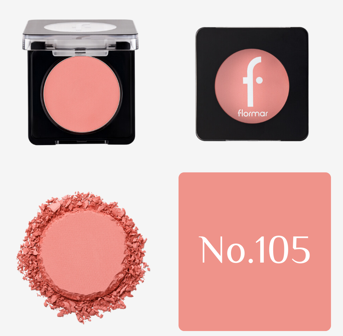 Flormar BlushOn Compact Powder Blush 5g فلورمار بودرة بلاش 5 غر Wonder Beauties