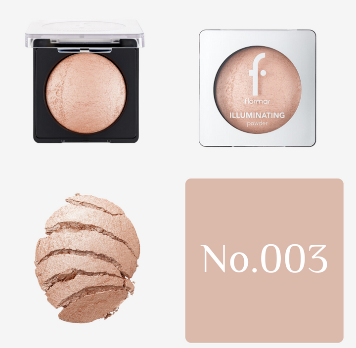 Flormar Luminous Illuminating Powder With A Velvety Texture - 7g | فلورمار بودرة هايلايتر للوجه - 7 غرام