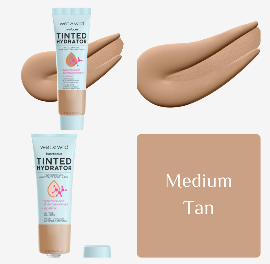 wet n wild BARE FOCUS TINTED HYDRATOR TINTED SKIN VEIL - 27ml | ويت ان وايلد مرطب مع لون للوجه - 27 مل