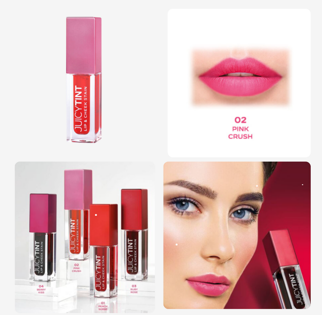 Golden Rose Juicy Tint Lip & Cheek Stain - 5.2ml | كولدن روز تنت الشفاه و الخدود 5.2 مل