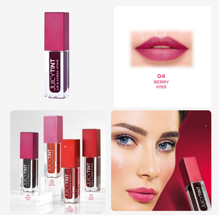 Golden Rose Juicy Tint Lip & Cheek Stain - 5.2ml | كولدن روز تنت الشفاه و الخدود 5.2 مل