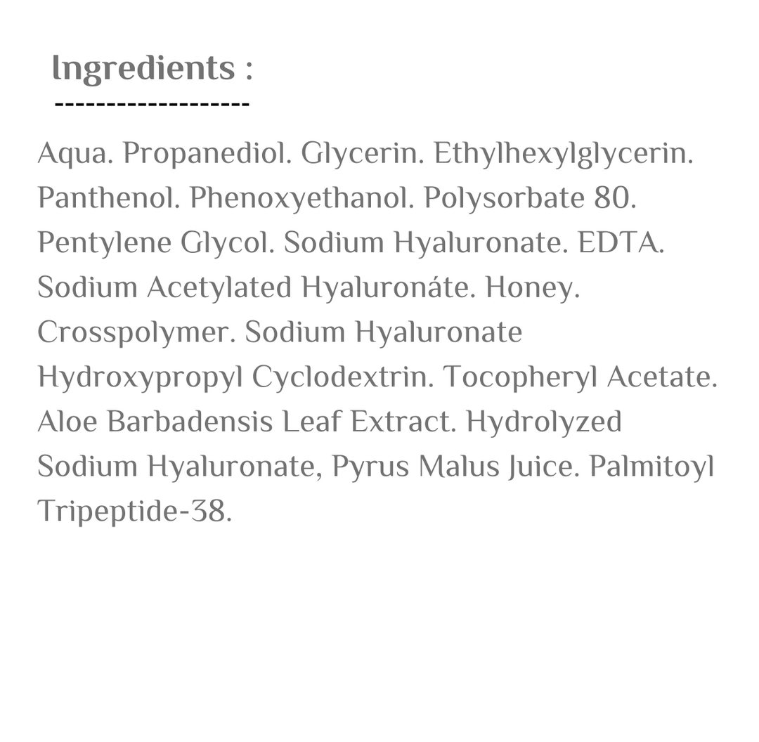 Beesline Super Hydrating Serum - 10% 4D Hyaluronic Acid + Peptides - 30ml | بيزلين سيروم الترطيب العميق بالهيالورونيك اسيد 10% + ببتيدات - 30 مل
