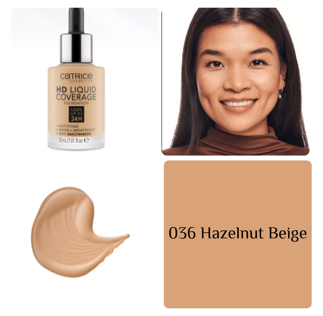 Catrice Hd Liquid Coverage Foundation | كاتريس كريم أساس بتغطية عالية