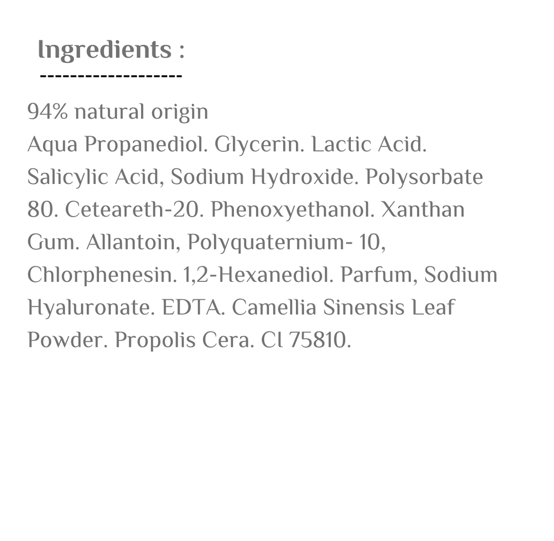 Beesline Sebum-Control Balancing Serum - 2% Salicylic Acid + 2.5% Lactic Acid - 30ml | بيزلين سيروم موازنة الزيوت بالساليسيليك اسيد 2% + لاكتك اسيد 2.5% - 30 مل