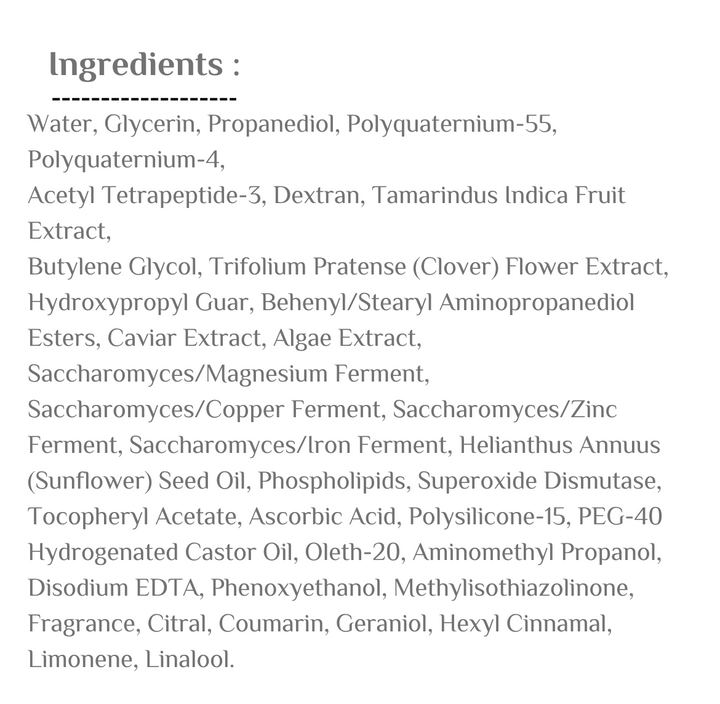 Top Beauty Legend Black caviar Repair serum - 100ml | اسطورة الجمال سيروم الكافيار الأسود - 100 مل