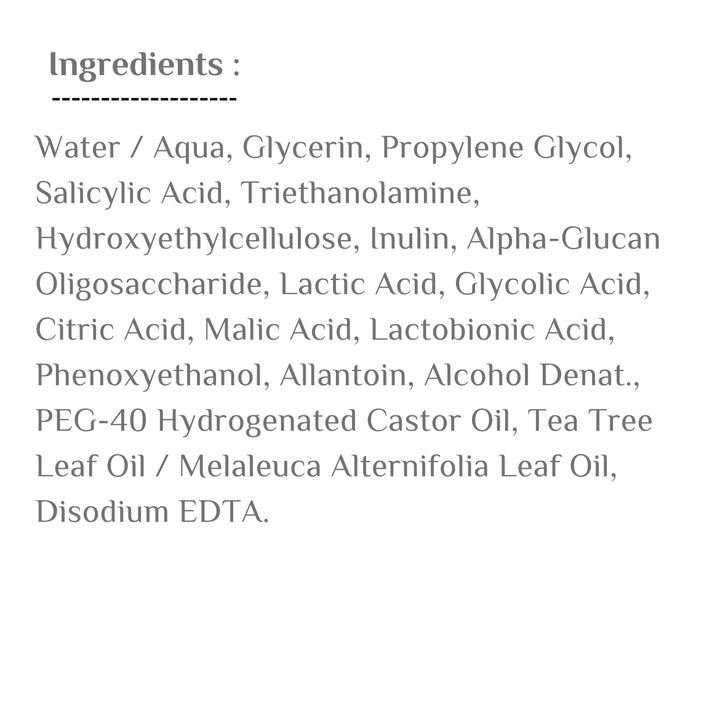 Revuele Spot Gel AHA-BHA-RHA acids and tea tree - 25ml | ريفويل جل موضعي لعلاج الحبوبو الشوائب بالأحماض و زيت شجرة الشاي - 25 مل