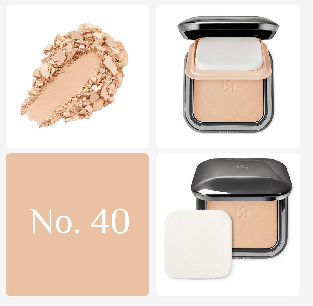 KIKO Weightless Perfection Wet And Dry Powder Foundation Spf30 | كيكو بودرة مضغوطة مع عامل حماية من الشمس 30