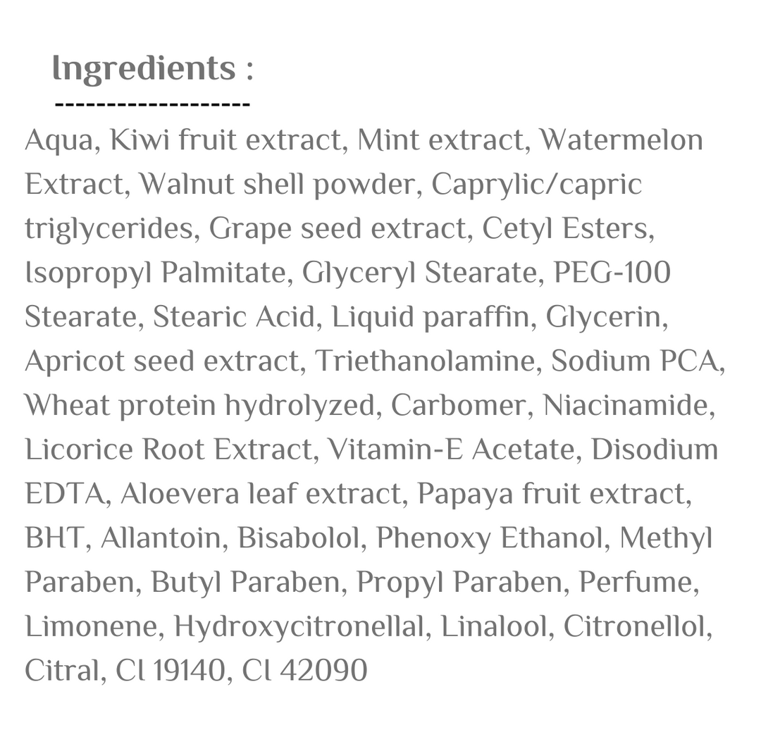 COSMO Smoothie Face & Body Scrub Mint Melon & Kiwi - 500ml | كوزمو مقشر للجسم بالبطيخ والكيوي - 500 مل