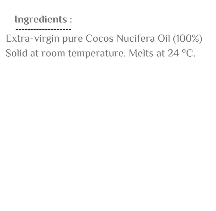 Pureza Extra Virgin Organic Coconut Oil - 450ml | بيوريزا زيت جوز الهند - 450 مل