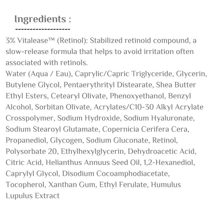 The Inkey List Retinol Eye Cream - 15ml | ذا انكي ليست كريم ريتنول حول العين - 15 مل