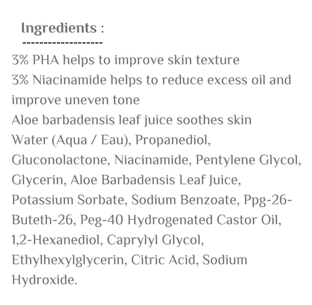 The Inkey List PHA Toner - 100ml | ذا انكي ليست تونر مقشر الاحماض - 100 مل
