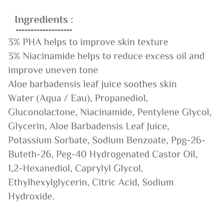 The Inkey List PHA Toner - 100ml | ذا انكي ليست تونر مقشر الاحماض - 100 مل